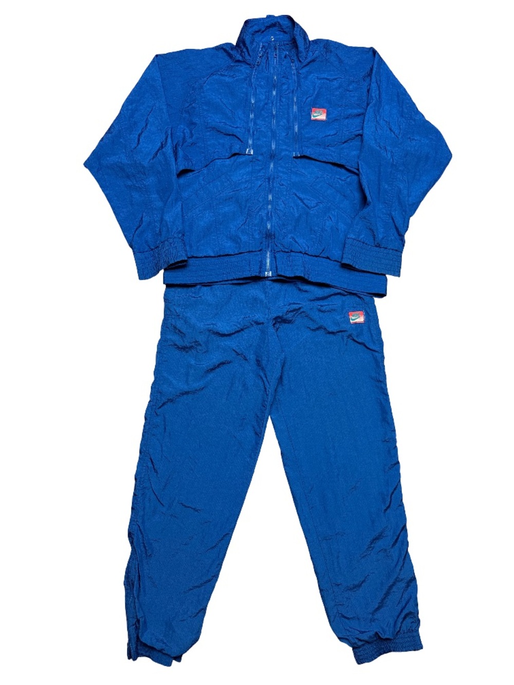 Vintage Nike Challenge Court Andre Agassi Jacket/Vest Combo Tracksuit Blue XL